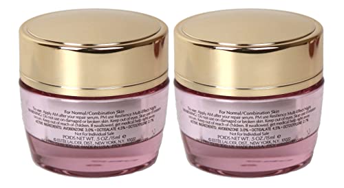 Estee Lauder Resilience Multi-Effect Face and Neck Creme SPF15 for Normal/Combination Skin, 0.5 oz / 15 ml each Unboxed. Pack of 2 - Image 2