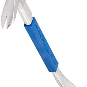 ESTWING Pro Claw Nail Puller - 11" Pry Bar with Forged Steel Construction & No-Slip Cushion Grip - PC280G