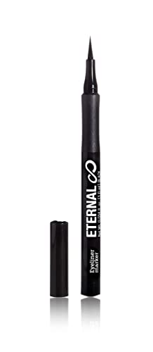 Eternal Liquid Professional Eyeliner Marker – Water and Sweat Resistant Non-Smudge with Matte Finish and Thin Tip for Sharp Intense Lines (Black) - Image 3