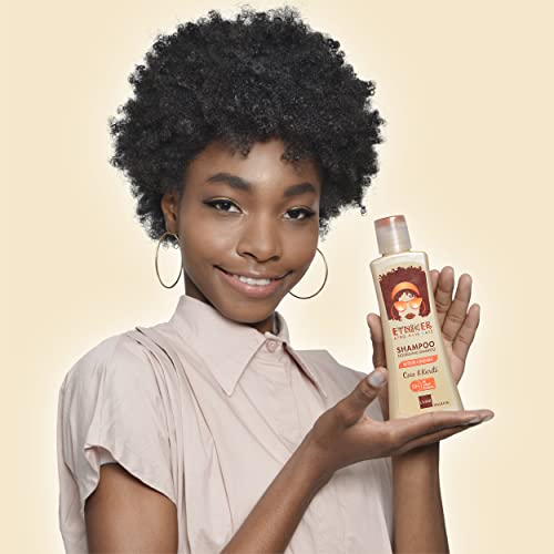ETNIKER Nourishing Shampoo & Deep Conditioning Mask Set | Afro-textured, Curly & Wavy hair | Cleanse, Detangle, Soften & Moisturize | Coconut, Shea Butter & Monoi Tahiti | Free from Sulfates, Salt, Si - Image 4
