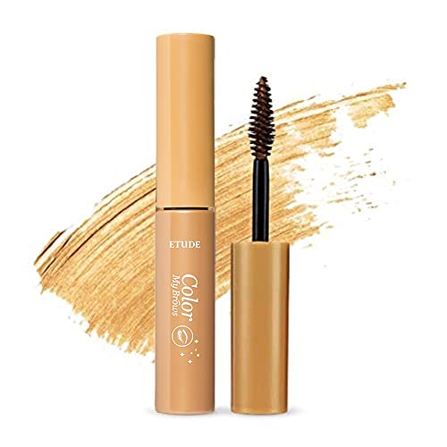 ETUDE HOUSE Color My Brows 4.5g #5 Blondie Brown | Eyes Makeup | Eyebrow Mascara, Quickly Fixing Natural Eyebrow Makeup with Care Effect | Kbeauty