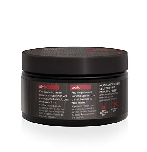 Every Man Jack Hair Styling Grooming Cream | Casual Hold For Most Hair Lengths, Naturally Derived, Cruelty-Free Mens Styling Cream | 3.4-ounce Twin Pack - 2 tins - Image 3