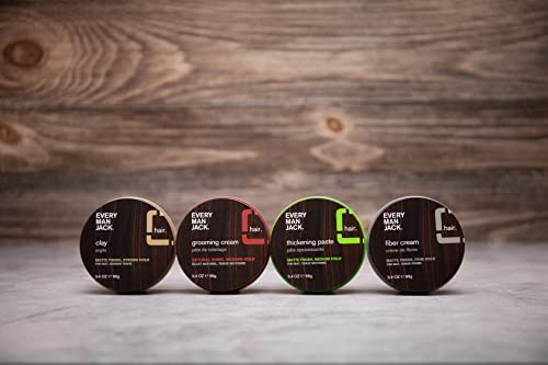 Every Man Jack Hair Styling Grooming Cream | Casual Hold For Most Hair Lengths, Naturally Derived, Cruelty-Free Mens Styling Cream | 3.4-ounce Twin Pack - 2 tins - Image 6