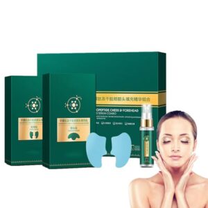 Evevina Korean Soluble Freeze-Dried Collagen Film, Collagen Forehead and Cheek Mask, Hydrating Face Sheet Mask with Collagen, Anti-age, Smooths Out Fine Lines And Wrinkles