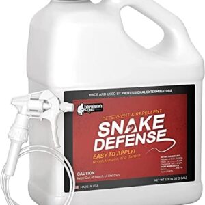 Exterminators Choice - Snake Defense Spray - Non-Toxic Repellent for Pest Control - Repels Most Common Type Snakes - Safe for Kids and Pets - Cinnamon Scented (1 Gallon)