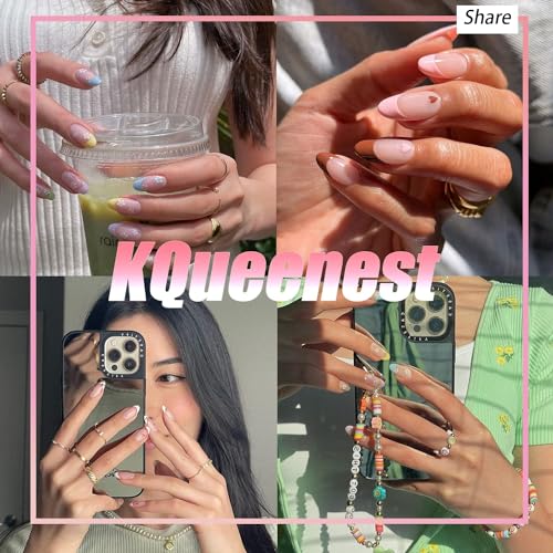 Extra Long Coffin Press On Nails White,KQueenest Solid Ballerina Fake Nails Pure Glossy Acrylic Nails Full Cover Stick on Nails Manicure Set For Women Girls in 24PCS - Image 6
