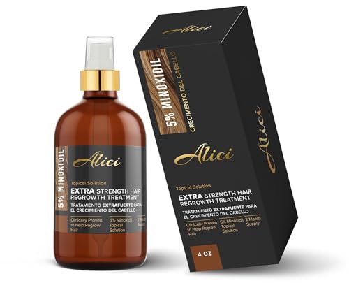 Extra Strength 5% Minoxidil Topical Hair Regrowth Solution for Women, 4 Fl Oz Bottle - Image 4