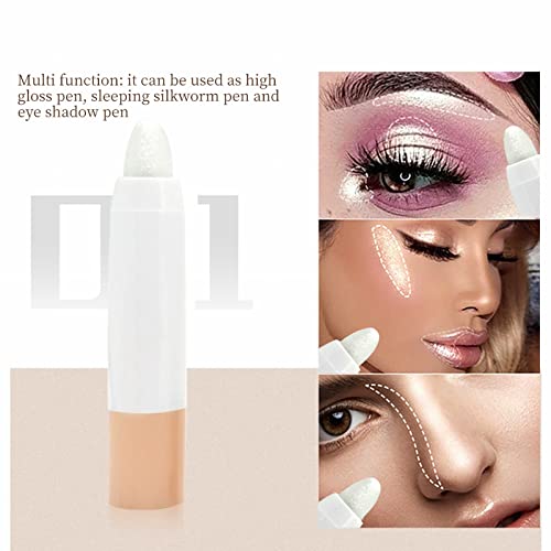 Eye Shadow Sticks Eyeshadow Pencils Shimmer Eyeshadow Makeup Eye Highlighter Longwearing Flake-Proof One-Swipe Coverage High Pigmented Waterproof Quick-drying for Creating High-Impact Deals Today - Image 5