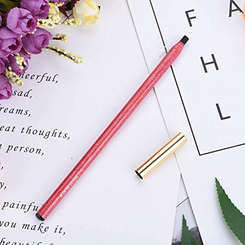 Eyebrow Pencil, Semi-permanent Microblading Tattoo Tool Positioning Waterproof Peel off Liner Pencil(Black) - Image 4
