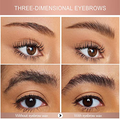 Eyebrow Wax, Eye Brow Gel Clear for Lamination Effect, Waterproof Eyebrow Styling Wax, Soap Brows Lift & Freeze Without Residue (Clear) - Image 2