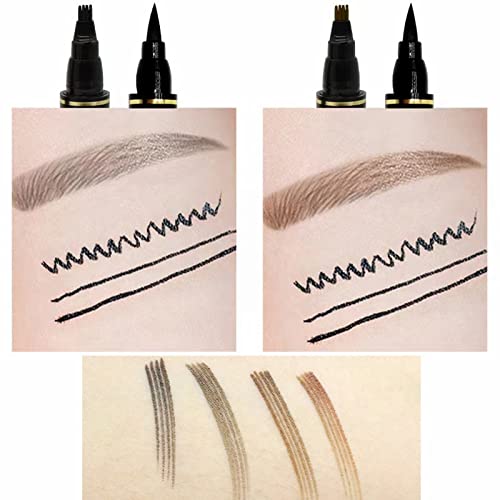 Eyeliner Eye Liner Women Cosmetics Double Headed Gel Eyeliner Waterproof Long Lasting Fading-proof Ultra-Fine Tip Quick Drying Highly Pigmented Birthday Mother's Day Gift - Image 4
