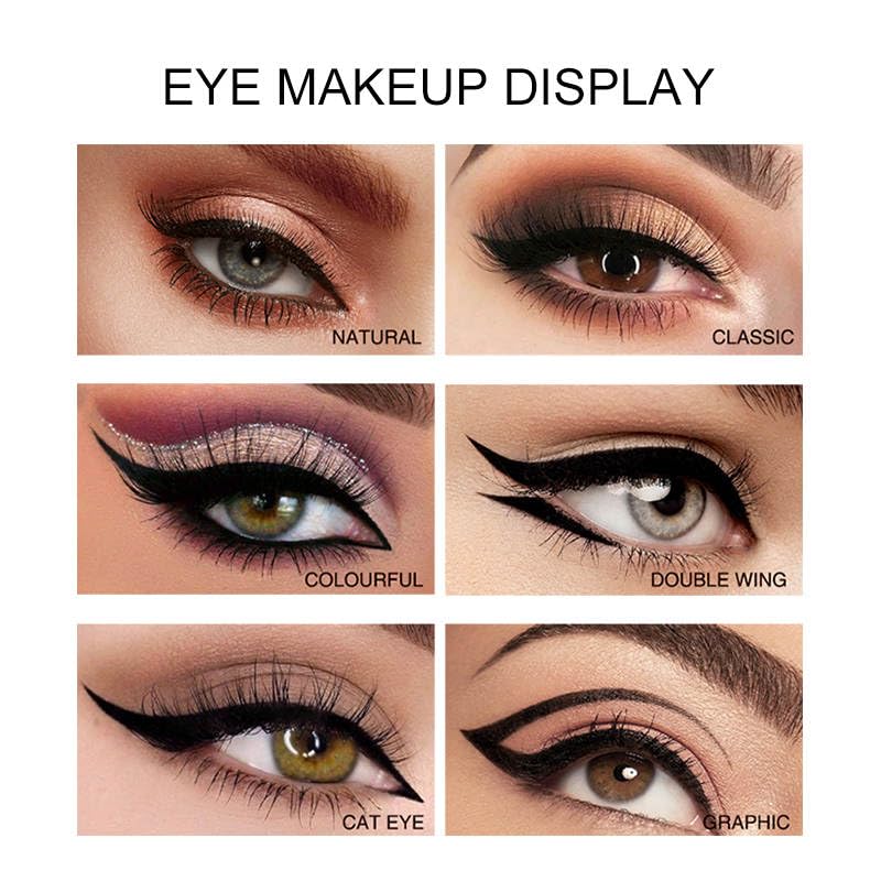 Eyeliner Pen Eye Makeup Liquid EyeLiner - Waterproof Smudge-Proof Eyeliner - Quick Drying Longwearing - Ultrafine Felt Tip Black - Image 5