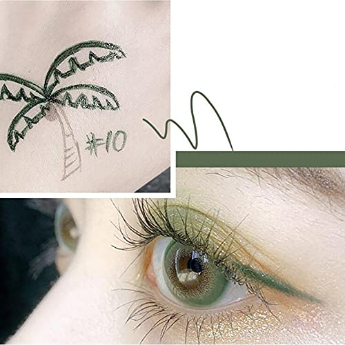Eyeliner Pencil Eye Liner Women Cosmetics 12 Colors Cosmetics Gel Eyeliner Waterproof Long Lasting Birthday Mother's Day Gift Precise Ultra Fine Ultra-Pigmented Fading-proof - Image 2