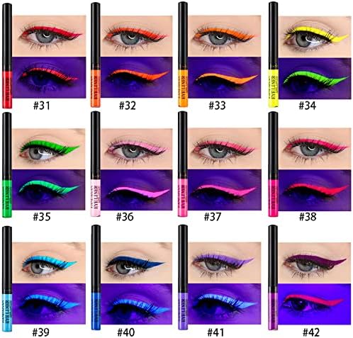 Eyeliner Pencil Pen Liner Gel for Women Colors Pearl Pencil Eyeliner Eye Glitter Colored Dark Lip Liner for Women - Image 6