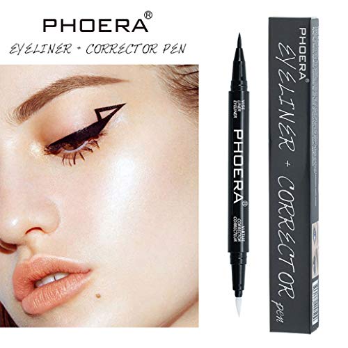 Eyeliner Pencil Womens Makeup Eye Liner with Corrector side Liquid Eyeliner Waterproof Longwearing Ultra-Pigmented Precise Ultra Fine Quick Drying No Fade Birthday Mother's Day Gift - Image 8