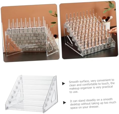 eyeshadow palette Clear Desk Organizer Active Vanity Palettes Organizers multi-layer detachable desktop display shelves Organizer eye shadow Nail Polish Holder Rack display rack - Image 2