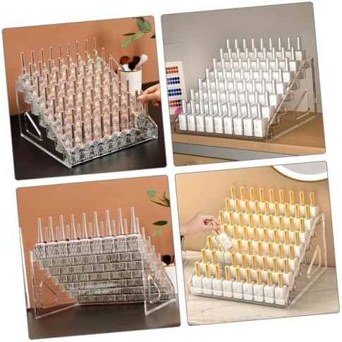 eyeshadow palette Clear Desk Organizer Active Vanity Palettes Organizers multi-layer detachable desktop display shelves Organizer eye shadow Nail Polish Holder Rack display rack - Image 4