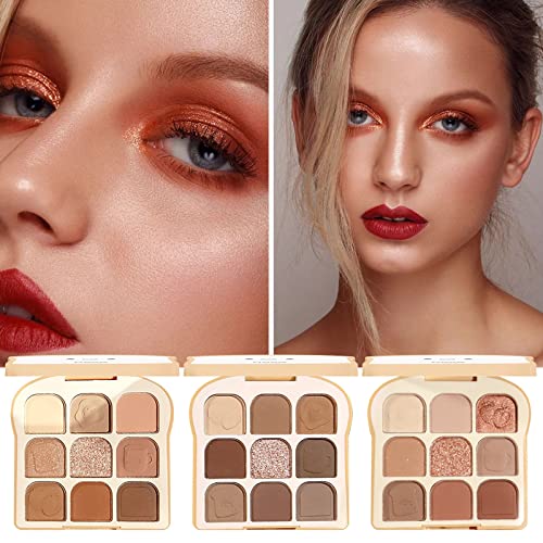 Eyeshadow Palette Cream Makeup Palette Eye Shadow Pearl Shimmer Eyeshadow High Pigmented Longwearing Flake-Proof Quick-drying One-Swipe Coverage Multi-Dimensional Eye Looks Warehouse Sale Clearance - Image 4