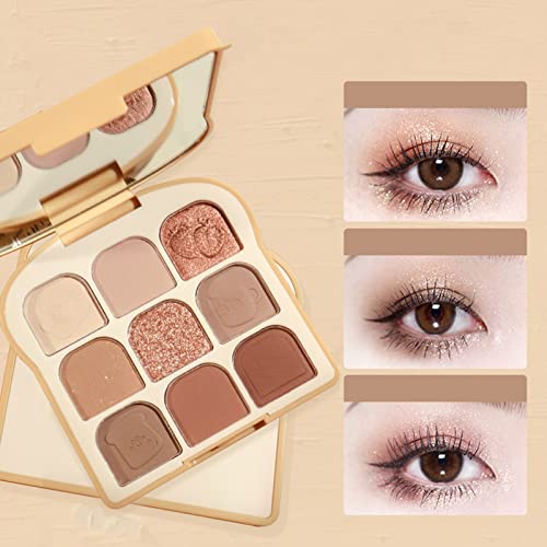 Eyeshadow Palette Cream Makeup Palette Eye Shadow Pearl Shimmer Eyeshadow High Pigmented Longwearing Flake-Proof Quick-drying One-Swipe Coverage Multi-Dimensional Eye Looks Warehouse Sale Clearance - Image 6