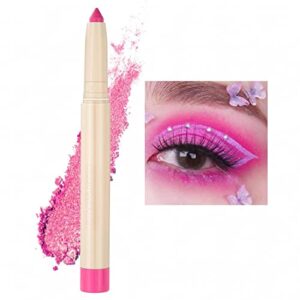 Eyeshadow Stick, Longwear, Smudge-Proof Metallic Eyeshadow Transfer-proof, Crease-proof Eyeshadow, Multi Purpose Eye Makeup Pencil with Cream Formula Glide on Smoothly and Easy to Blend