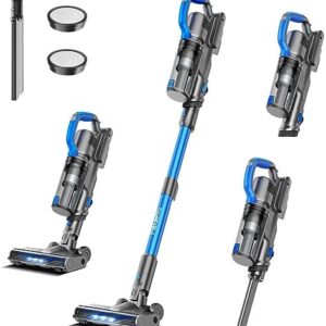 FABULETTA Lightweight Cordless Vacuum Cleaner Blue 45 Min Runtime 6 in 1