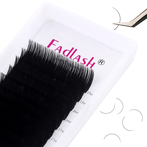 FADLASH 0.10mm C Curl Mixed Tray Individual Lashes for Natural Volume
