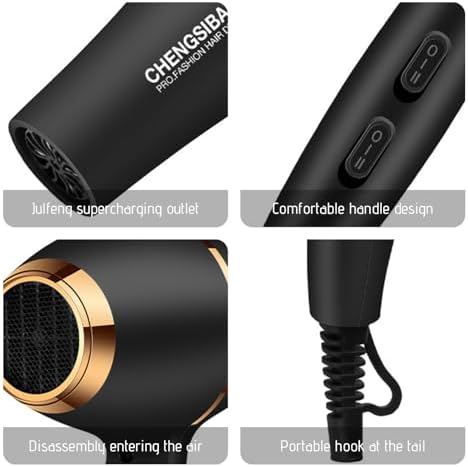 Fast Drying 𝐁𝐥𝐨𝐰𝐃𝐫𝐲𝐞𝐫 - Lightweight Electric 𝐇𝐚𝐢𝐫𝐝𝐫𝐲𝐞𝐫 - 𝐇𝐚𝐢𝐫𝐃𝐫𝐲𝐞𝐫 with Attachments - Constant Temperature Protection - Portable 𝐇𝐚𝐢𝐫𝐝𝐫𝐲𝐞𝐫 for - Image 6