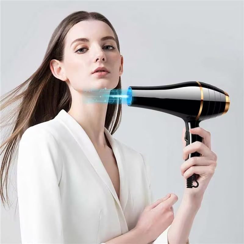 Fast Drying 𝐁𝐥𝐨𝐰𝐃𝐫𝐲𝐞𝐫 - Lightweight Electric 𝐇𝐚𝐢𝐫𝐝𝐫𝐲𝐞𝐫 - 𝐇𝐚𝐢𝐫𝐃𝐫𝐲𝐞𝐫 with Attachments - Constant Temperature Protection - Portable 𝐇𝐚𝐢𝐫𝐝𝐫𝐲𝐞𝐫 for - Image 2
