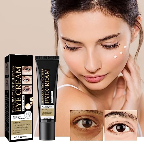 Fast Firming Eye Cream, Temporary Eye Tightening Eye Cream, Collagen Boost Anti-Aging Serum Firming Eye Cream, Firming Eye Cream Instant Lifting for Men, Tightens Delicate Skin Under - Image 2