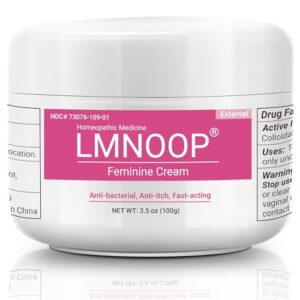 Feminine Care Cream, Maximum Strength Women's Anti-Itch Cream for The Treatment of Rashes, Eczema, Jock Itch and Psoriasis in Sensitive Areas for Long-Lasting Relief of Irritation