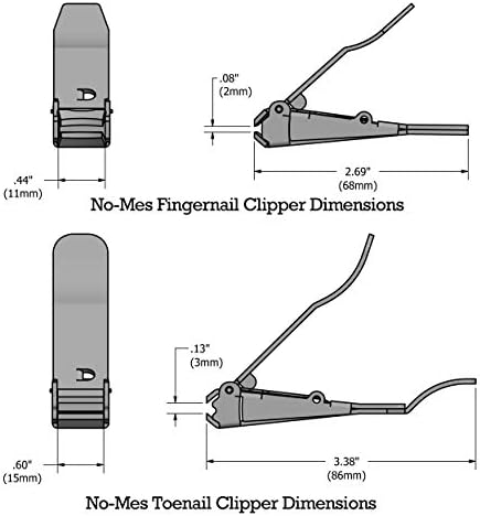 Fingernail and Toenail Clipper Gift Set, Catches Clippings, Made in USA - Image 5