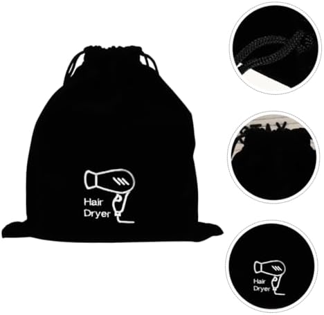 Flannel Hair Dryer Bag Blow Dryer Travel Hair Dryer Duffle Bag for Travel Hair Dryer Travel Bag Curling Iron Travel Bag Hair Dryer Bag for Travel Beam Port Cosmetic Bag - Image 7