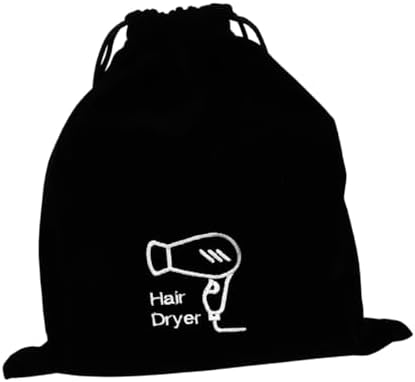 Flannel Hair Dryer Bag Blow Dryer Travel Hair Dryer Duffle Bag for Travel Hair Dryer Travel Bag Curling Iron Travel Bag Hair Dryer Bag for Travel Beam Port Cosmetic Bag