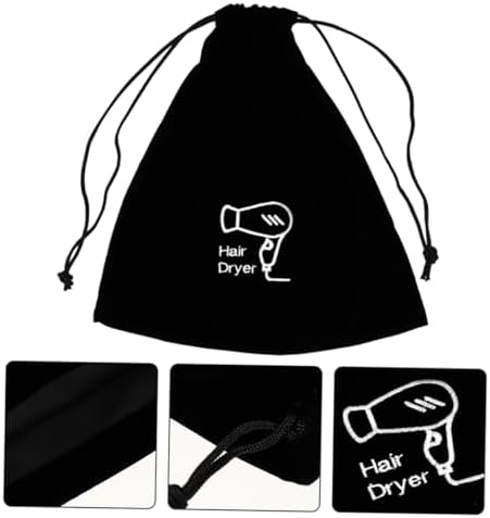 Flannel Hair Dryer Bag Blow Dryer Travel Hair Dryer Duffle Bag for Travel Hair Dryer Travel Bag Curling Iron Travel Bag Hair Dryer Bag for Travel Beam Port Cosmetic Bag - Image 5