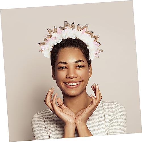 flash clothing accessories continuous spray bottle headband European and American Accessories headbands for women head band Princess glitter crowns wedding - Image 3