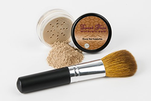 Flawless Finish Mineral Foundation with SPF 18 and Brush, 0.35 oz Size