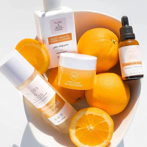 Flora and Noor Vitamin C and Niacinamide Super Glow Moisturizer | Skin Brightening and Anti-Aging moisturizer for All Skin Types with Vitamin B5 for Women and Men (1 Pack) - Image 6