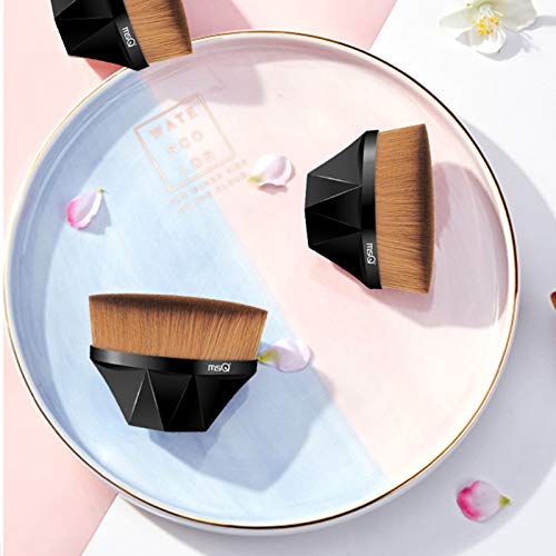 Foundation Brush Makeup Brush with Case, Black - Image 5