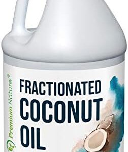 Pure Fractionated Coconut Oil 16 oz Bulk Bottle - Perfect Essential Oil Carrier