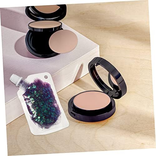 FRCOLOR 1 Body Sequin Gel Sparkling Eyeshadow Body Makeup Festival Glitter Liquid Spray Lotion Body Highlighter Makeup Eyeshadow Facial Lotion Shimmer Lotion Hair Spray PVC Purple Face - Image 7