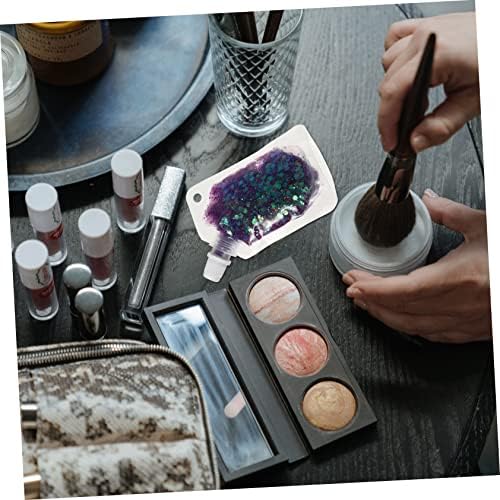 FRCOLOR 1 Body Sequin Gel Sparkling Eyeshadow Body Makeup Festival Glitter Liquid Spray Lotion Body Highlighter Makeup Eyeshadow Facial Lotion Shimmer Lotion Hair Spray PVC Purple Face - Image 8