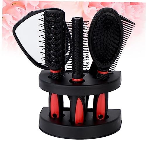 FRCOLOR 10 pcs hair styling tools hair style tools portable hair comb professional hair comb hair curling tools styling hair brush hair detangler brush Hair Cutting wooden Mirror suite set - Image 3
