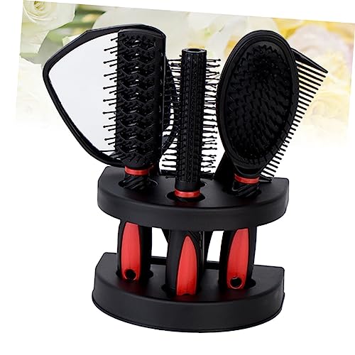 FRCOLOR 10 pcs hair styling tools hair style tools portable hair comb professional hair comb hair curling tools styling hair brush hair detangler brush Hair Cutting wooden Mirror suite set - Image 6