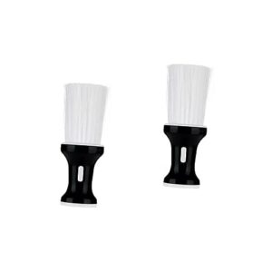 FRCOLOR 2 pcs electric brush for hair air duster electric cleaning duster barber supplies brush Barber Brush neck duster Barber and Salon Brush electric duster man hair brush soft