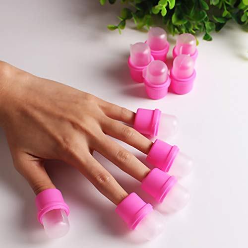 FRCOLOR 20 Pcs Soak off Clip Caps Gel Soak off Caps Polish Remover Cleaner Finger Clips Gel Remover Manicure Tools Nail - Image 7