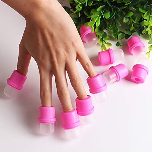 FRCOLOR 20 Pcs Soak off Clip Caps Gel Soak off Caps Polish Remover Cleaner Finger Clips Gel Remover Manicure Tools Nail - Image 5