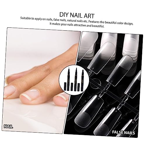 FRCOLOR 21 Pcs Nail Polish Accessories for Girls Cat Eye Nail Art No Top Coat Gel Polish Nail Dotting Pen Glitter Polish Manicure Polish Pen LED Nail Gel Polish Toner Charming Gel Pen 3d - Image 3