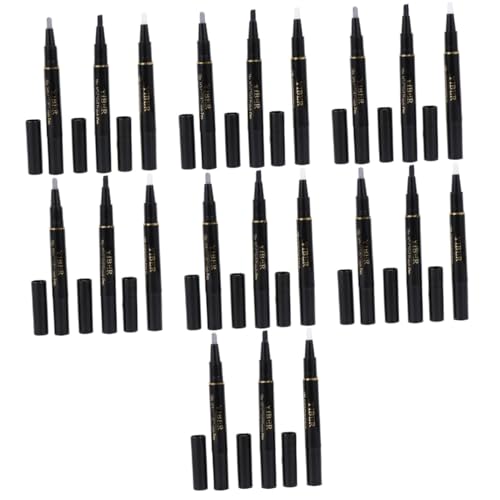 FRCOLOR 21 Pcs Nail Polish Accessories for Girls Cat Eye Nail Art No Top Coat Gel Polish Nail Dotting Pen Glitter Polish Manicure Polish Pen LED Nail Gel Polish Toner Charming Gel Pen 3d