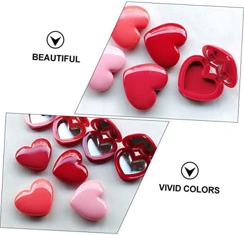 FRCOLOR 24 pcs Lipstick case with mirror travel cream container bulk makeup frosted lipstick DIY Blusher Container Eyeshadow Case empty cosmetic containers Refillable Cream Containers tray - Image 7