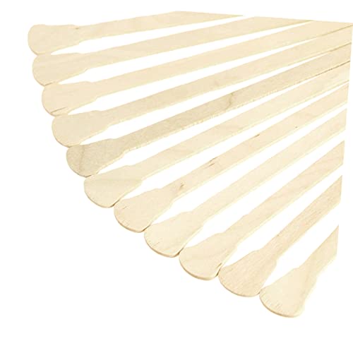 FRCOLOR 50pcs ear hairs removal sticks waxing kit for women wax applying sticks wax sticks wooden waxing applicator nasal hair wax rods waxing spatulas hair removal beauty products Bamboo - Image 4